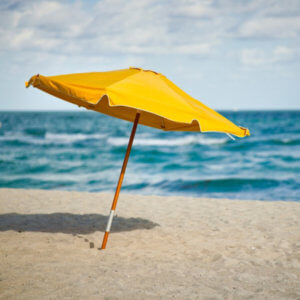 Beach Umbrella Yellow